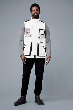 Chamarras Canada Goose Hombre Outlet - The Journey Chalecos Blancos ZX7410865